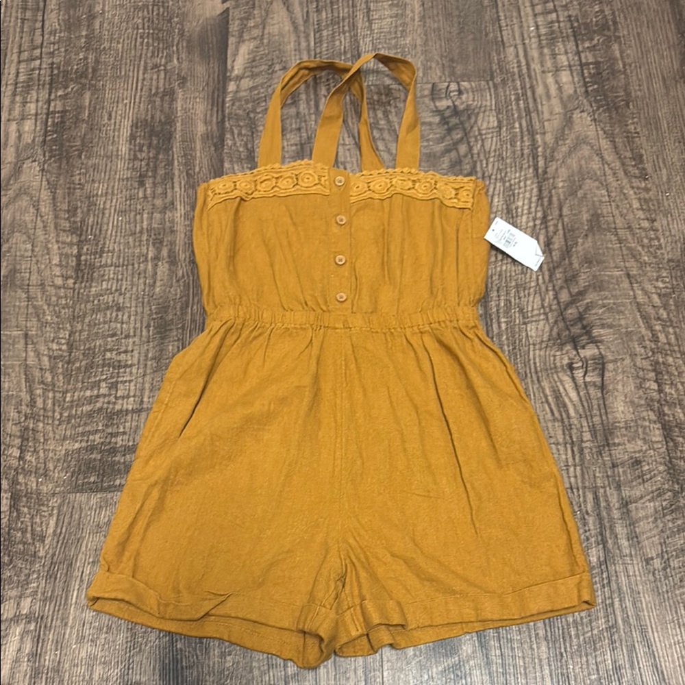 Old Navy Kids Mustard Yellow Romper